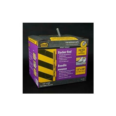 M-D Building Products M-D Backer Rod Pro Pack, 71551, Gray, 1/2" x 250' 71551